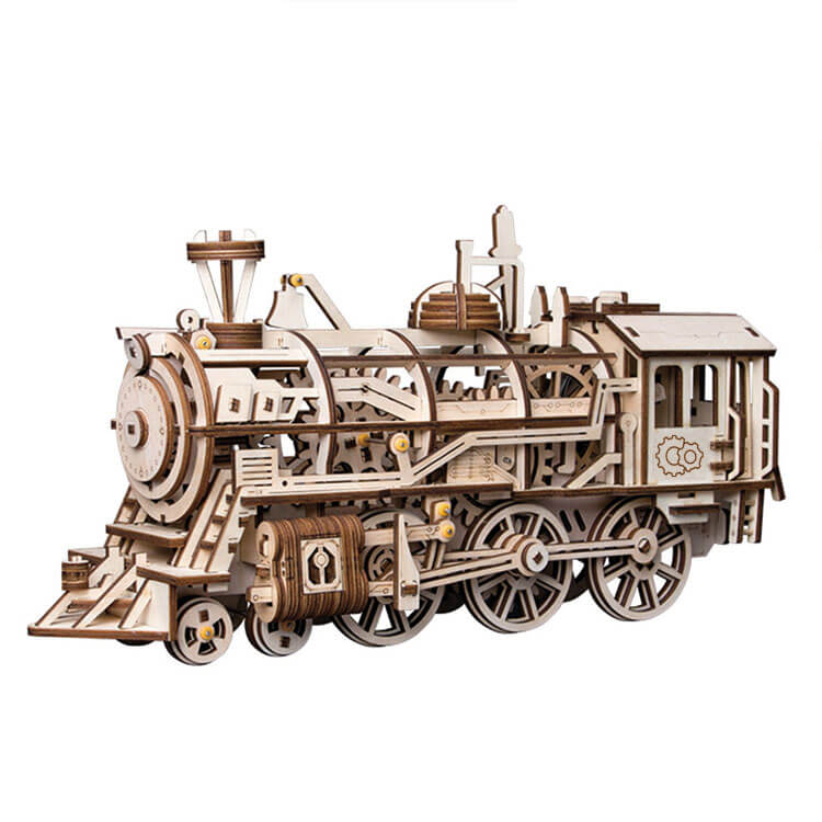 Lokomotive mit Aufziehmechanismus